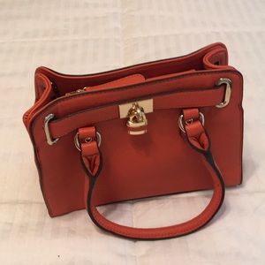 Charming Charlie Orange Purse - Detachable Strap